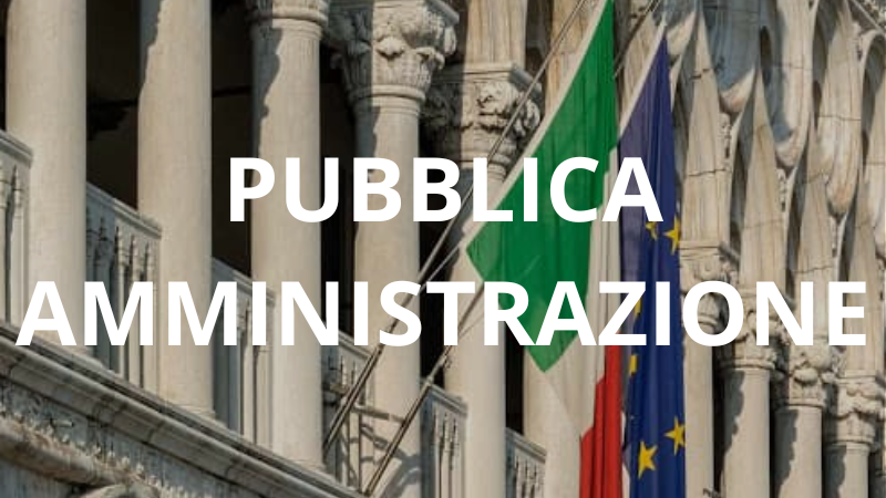 PUBBLICA AMMINISTRAZIONE